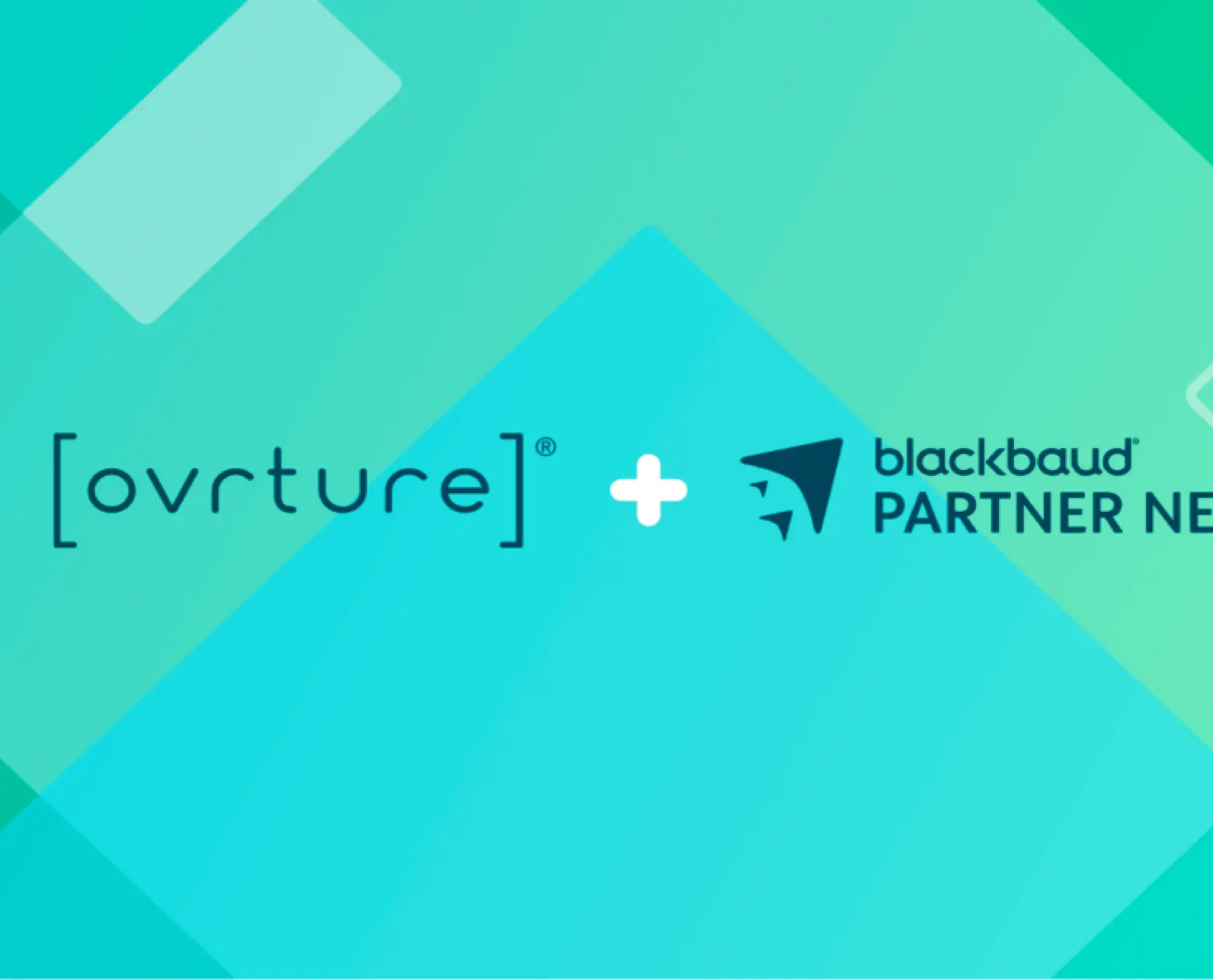 image of Ovrture logo with blackbaud partner network logo