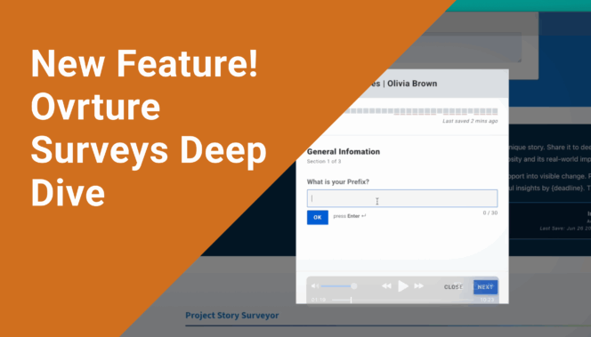 New Feature! Ovrture Surveys Deep Dive