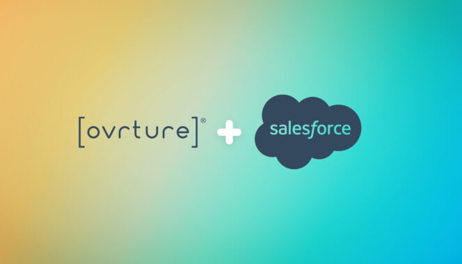 Illustration of Ovrture integrating with Salesforce