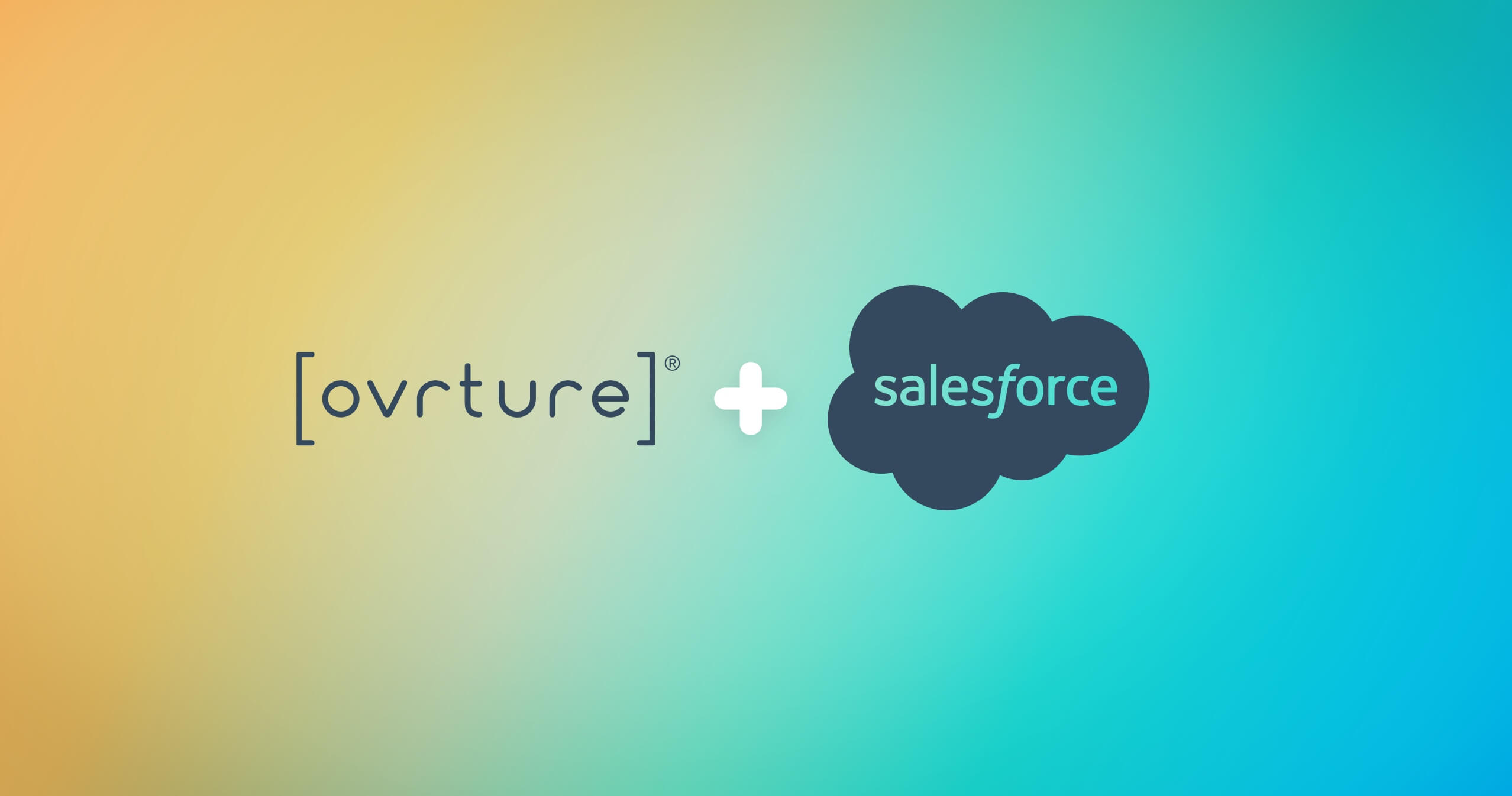 Illustration of Ovrture integrating with Salesforce