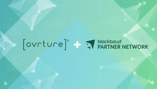 Image of partnership between Ovrture and Blackbaud